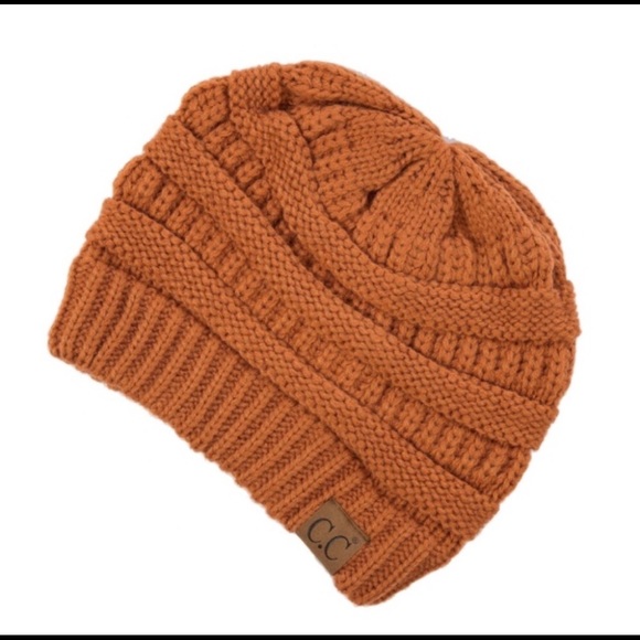 C.C Beanie in Rust Color - Picture 2 of 8